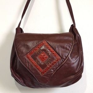 De Luigi by Luis Bohohiem brown Satchel Bag purse - Boho
